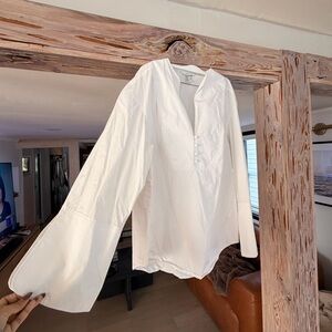 H&M White Blouse Large